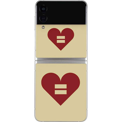 Equality Heart Galaxy Z Flip3 5G Skin