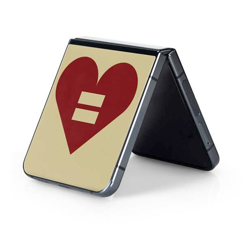 Equality Heart Galaxy Z Flip5 5G Skin