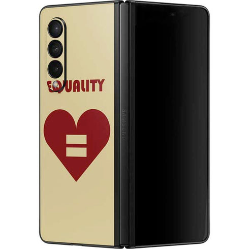 Equality Heart Galaxy Z Fold3 5G Skin
