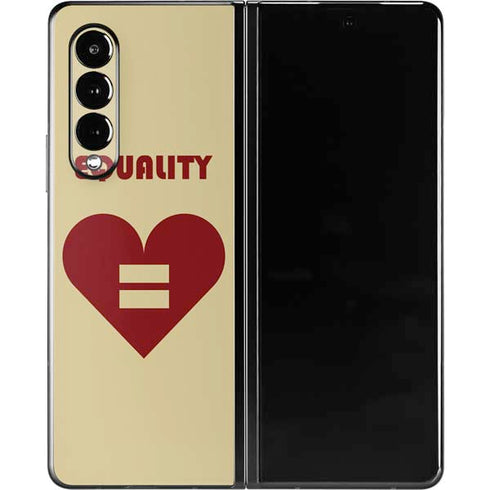Equality Heart Galaxy Z Fold3 5G Skin