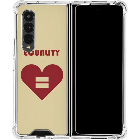 Equality Heart Galaxy Z Fold4 5G Clear Case