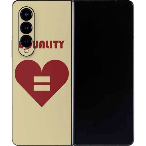 Equality Heart Galaxy Z Fold4 5G Skin
