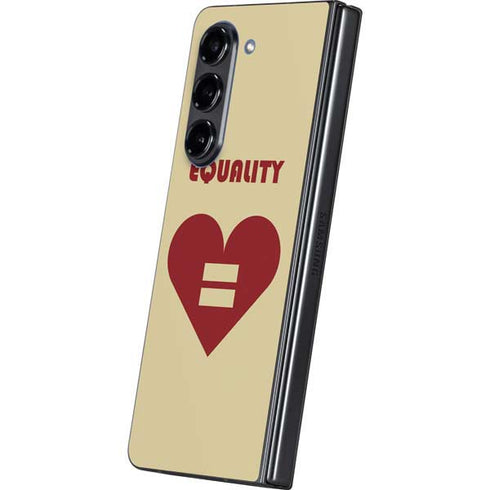 Equality Heart Galaxy Z Fold5 5G Skin
