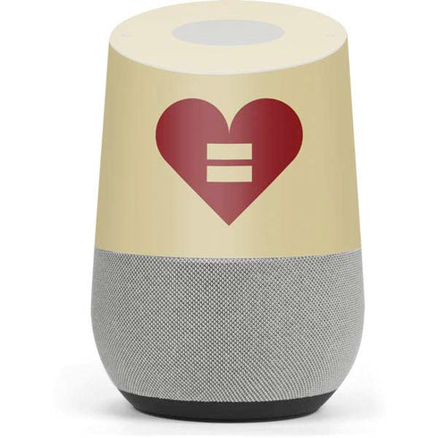Equality Heart Google Home Skin