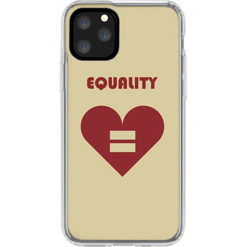 Equality Heart iPhone 11 Pro Clear Case