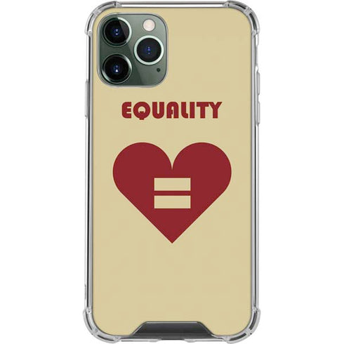 Equality Heart iPhone 11 Pro Max Clear Case