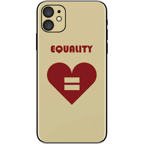 Equality Heart iPhone 11 Skin
