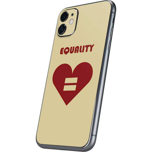 Equality Heart iPhone 11 Skin