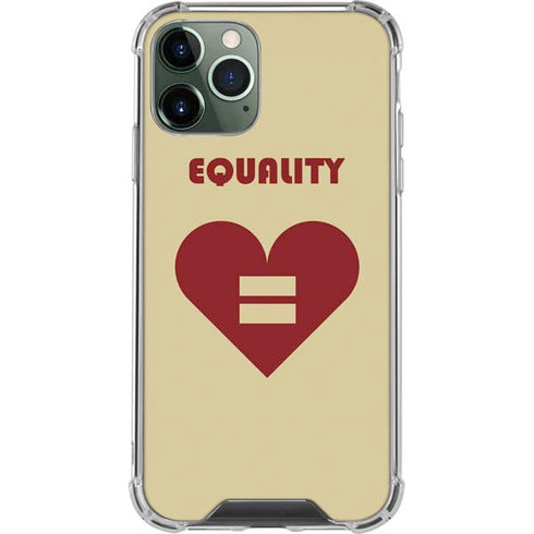 Equality Heart iPhone 12 Pro Clear Case