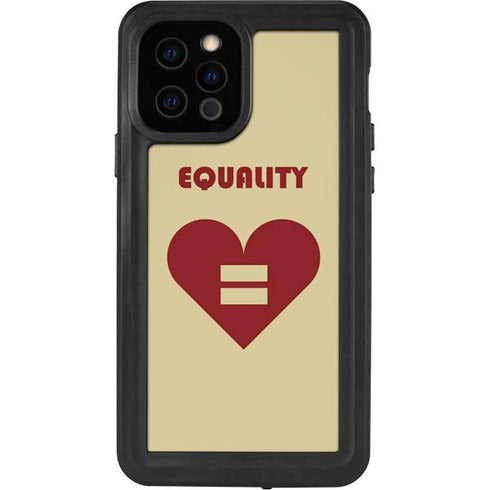 Equality Heart iPhone 12 Pro Waterproof Case