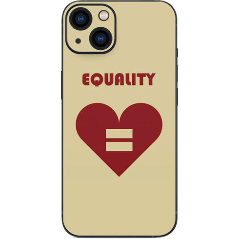 Equality Heart iPhone 15 Plus Skin