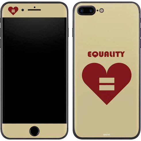 Equality Heart iPhone 8 Plus Skin
