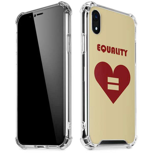 Equality Heart iPhone XR Clear Case