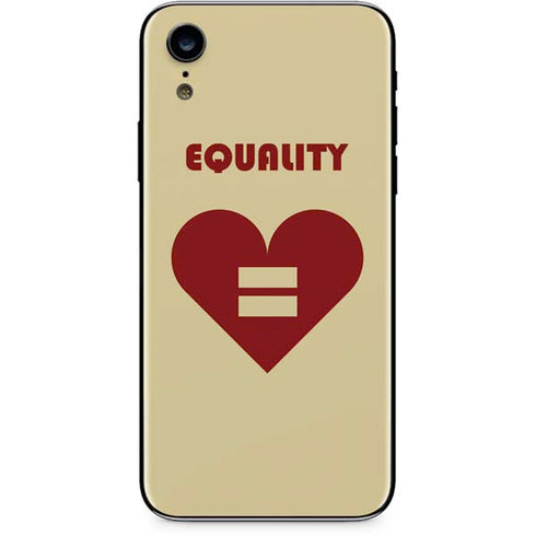 Equality Heart iPhone XR Skin