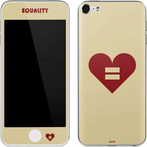 Equality Heart Apple iPod Skin