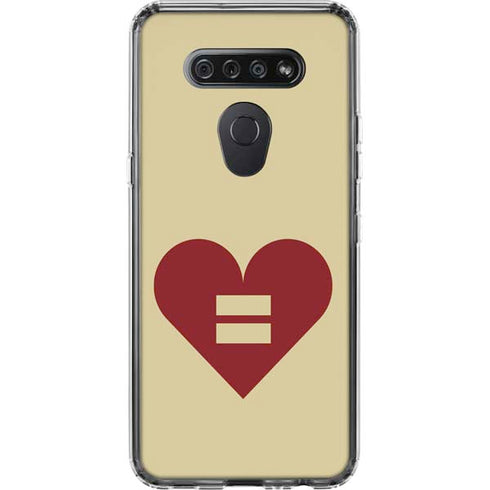 Equality Heart LG K51/Q51 Clear Case