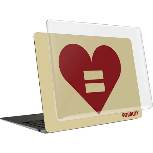 Equality Heart MacBook Air 13in M1 (2021) Case plus Skin