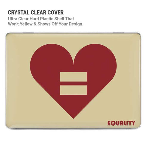 Equality Heart MacBook Air 13in M1 (2021) Case plus Skin