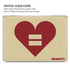 Equality Heart MacBook Air 13in M1 (2021) Case plus Skin