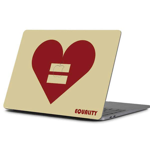 Equality Heart Apple MacBook Pro 13-inch Skin