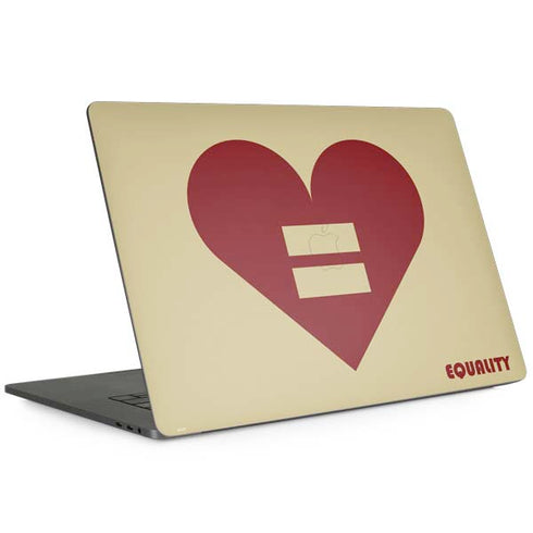 Equality Heart Apple MacBook Pro 15-inch Skin