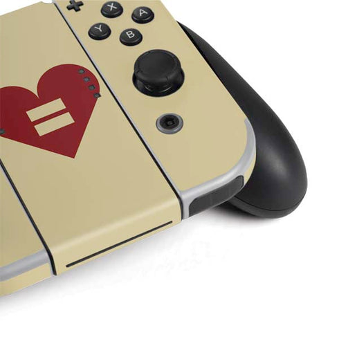 Equality Heart Nintendo Switch OLED (2021) Skin
