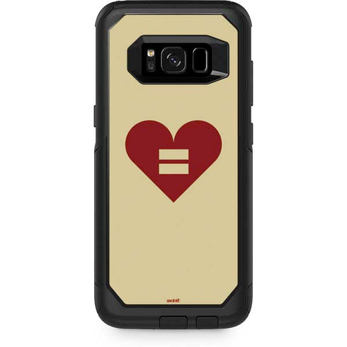 Equality Heart Otterbox Commuter Galaxy Skin