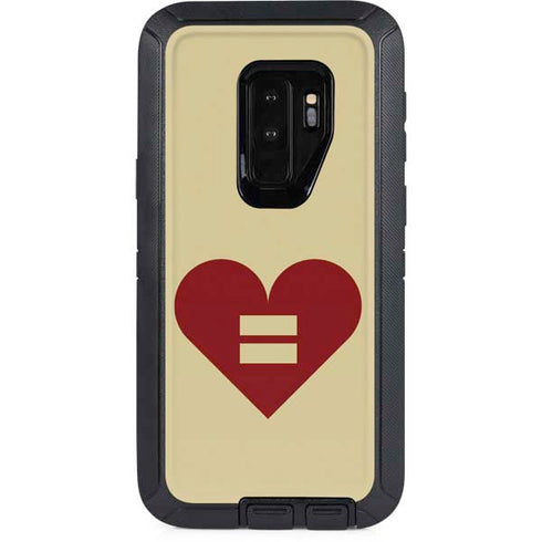 Equality Heart Otterbox Defender Galaxy Skin