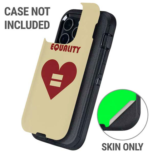 Equality Heart Otterbox Defender iPhone Skin