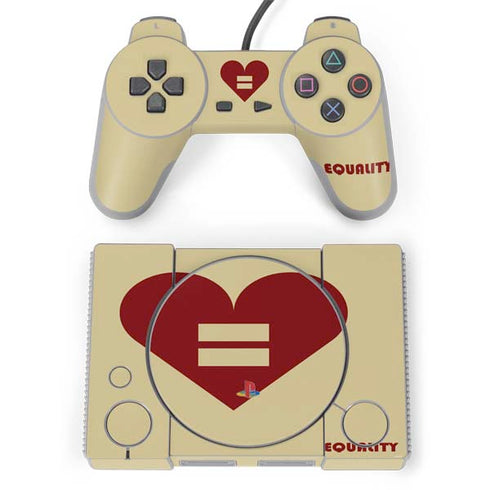 Equality Heart PlayStation Classic Bundle Skin