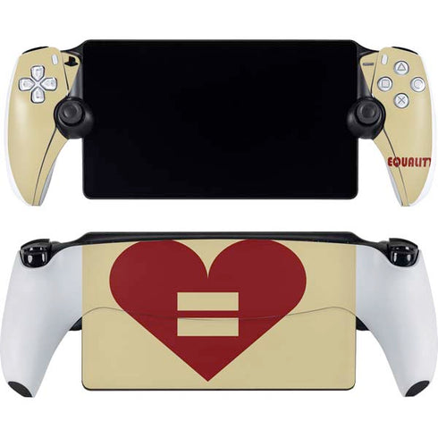 Equality Heart PlayStation Portal Remote Player Skin