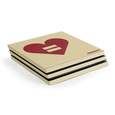 Equality Heart PS4 Pro Console Skin
