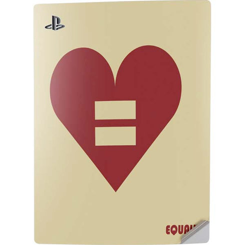 Equality Heart PS5 Digital Edition Console Skin