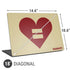 Equality Heart Universal Laptop 18in (14.6 x 10.6in) Skin