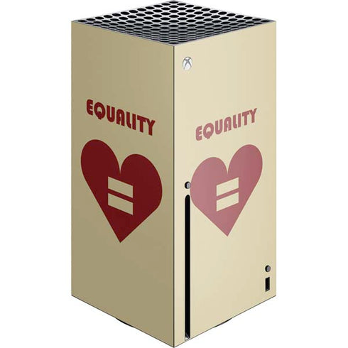 Equality Heart Xbox Series X Console Skin