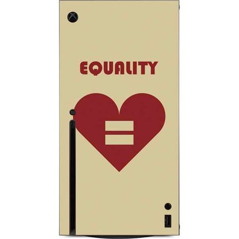 Equality Heart Xbox Series X Console Skin