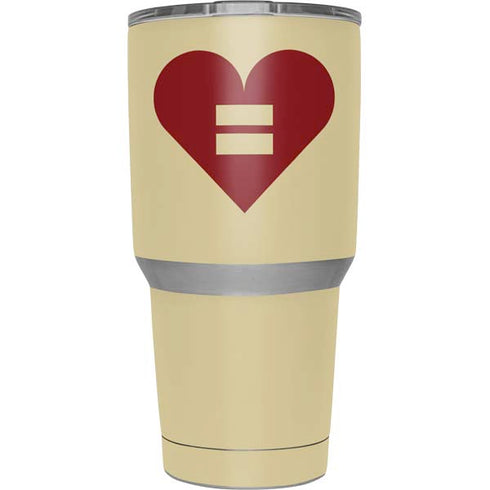 Equality Heart Yeti 30oz Rambler Tumbler Skin