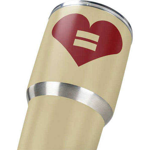 Equality Heart Yeti 30oz Rambler Tumbler Skin