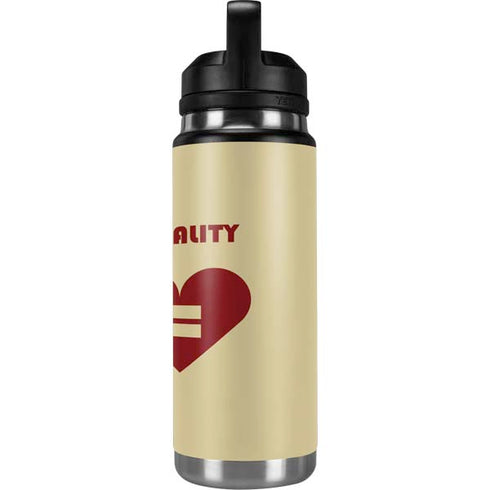 Equality Heart YETI Rambler 26oz Bottle Skin