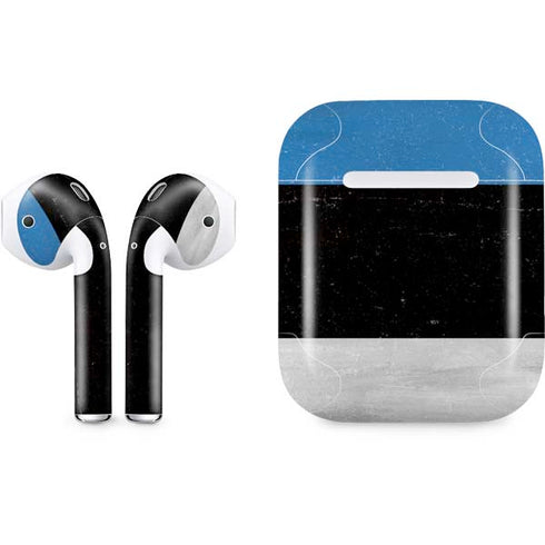 Estonia Flag Distressed Apple AirPods Skin