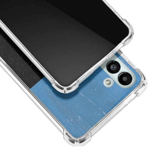 Estonia Flag Distressed Galaxy A13 5G Clear Case