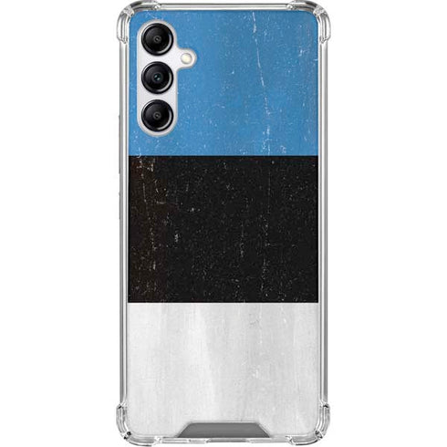 Estonia Flag Distressed Galaxy A15 5G Clear Case