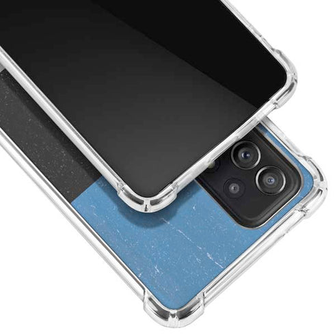 Estonia Flag Distressed Galaxy A52 5G Clear Case