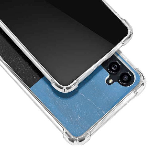 Estonia Flag Distressed Galaxy A54 5G Clear Case