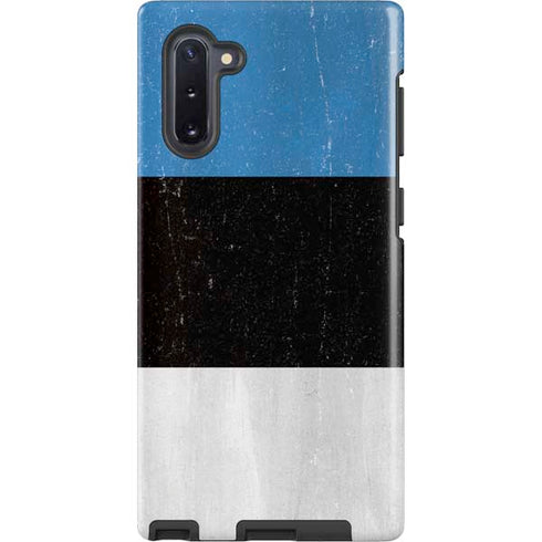 Estonia Flag Distressed Galaxy Note 10 Pro Case