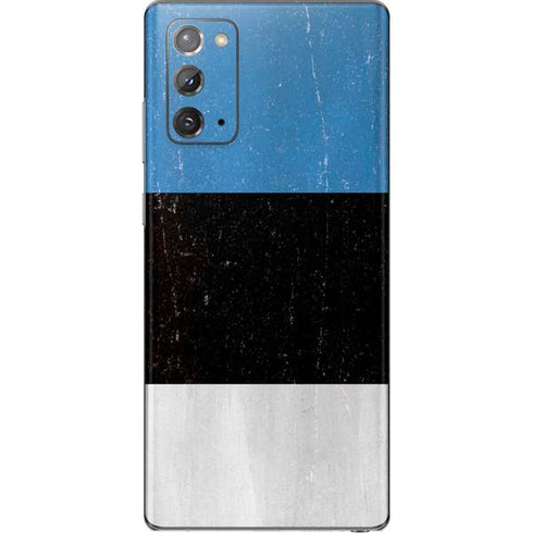 Estonia Flag Distressed Galaxy Note20 5G Skin