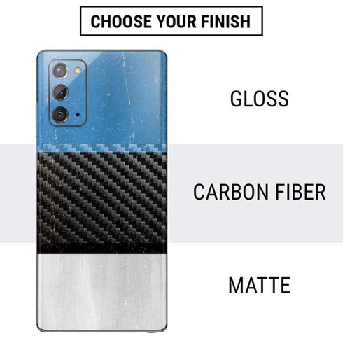 Estonia Flag Distressed Galaxy Note20 5G Skin