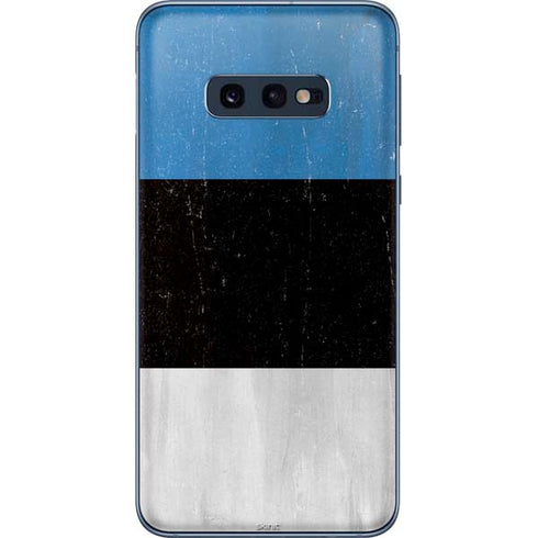 Estonia Flag Distressed Galaxy S10e Skin