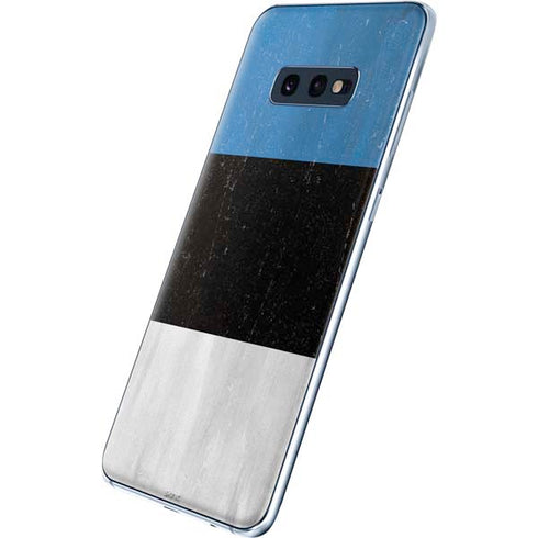 Estonia Flag Distressed Galaxy S10e Skin
