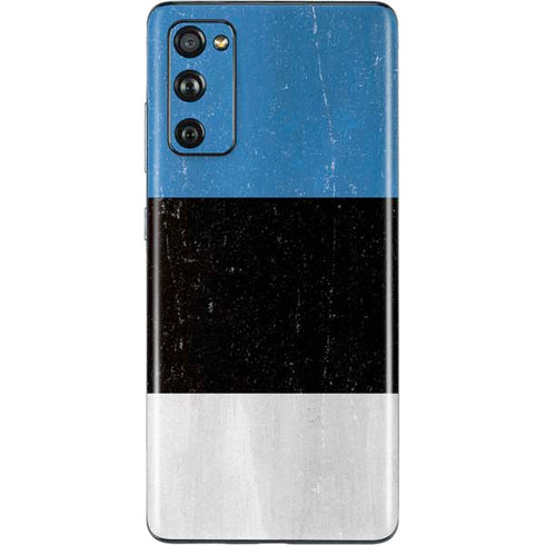 Estonia Flag Distressed Galaxy S20 Fan Edition Skin